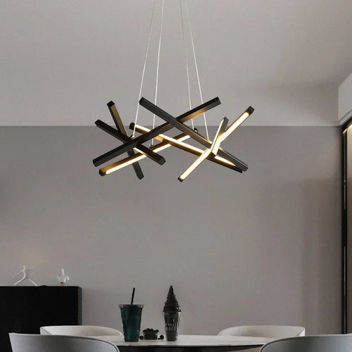 suspension LED design moderne pour décoration intérieure - vue 3 sur 8