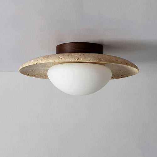 plafonnier japon wabi sabi pierre naturelle style