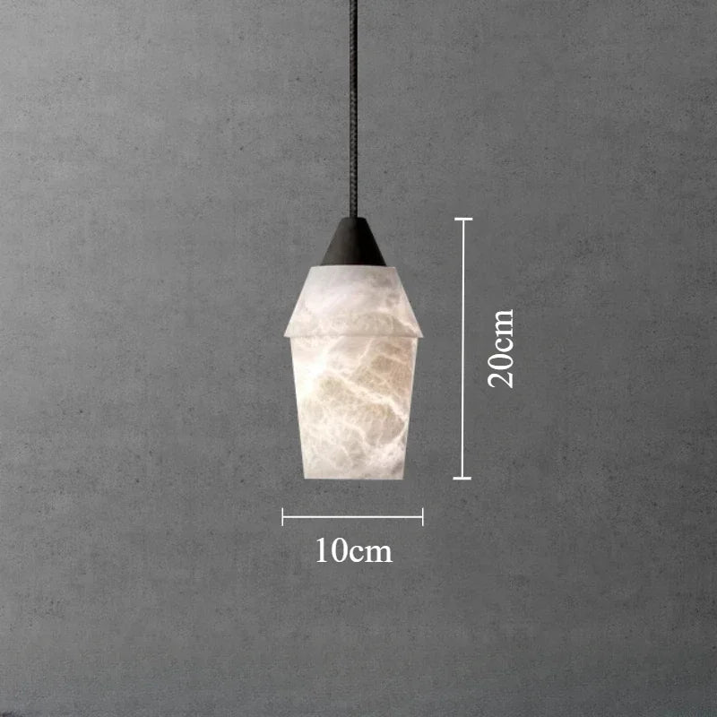lustre moderne en marbre pour décoration intérieure élégante - vue 8 sur 9
