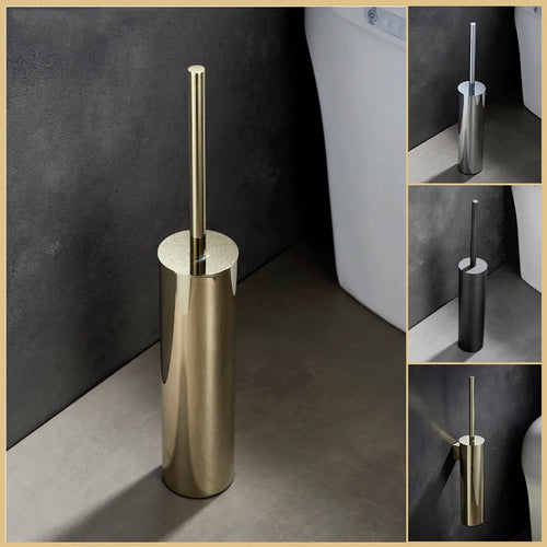 porte-brosse mural en acier inoxydable durable sans perforation - vue 3 sur 14