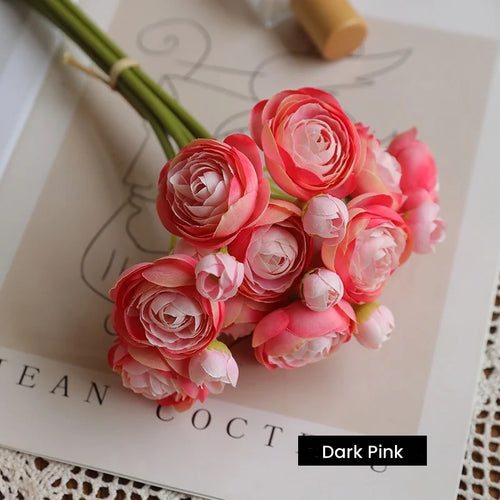 bouquet de fleurs artificielles pour mariage et décoration - vue 8 sur 10