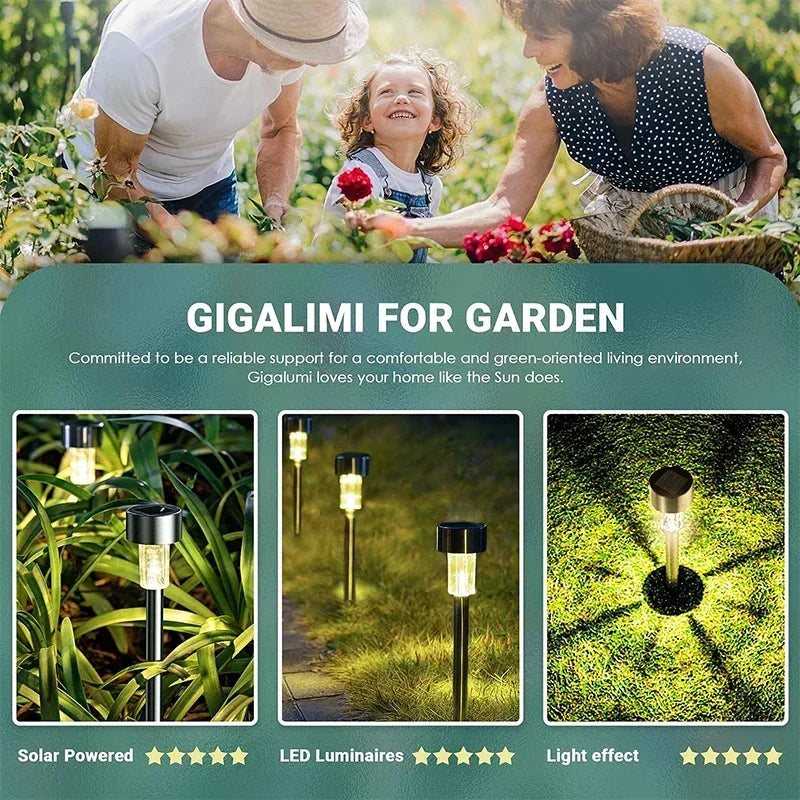 lampes solaires d'extérieur pour jardin et décoration de paysage - vue 4 sur 9