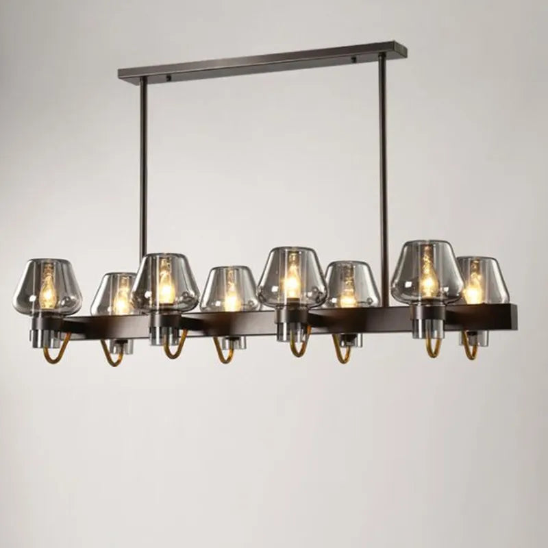 Suspension LED en verre post-moderne