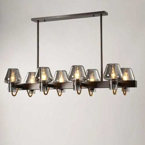 Suspension LED en verre post-moderne