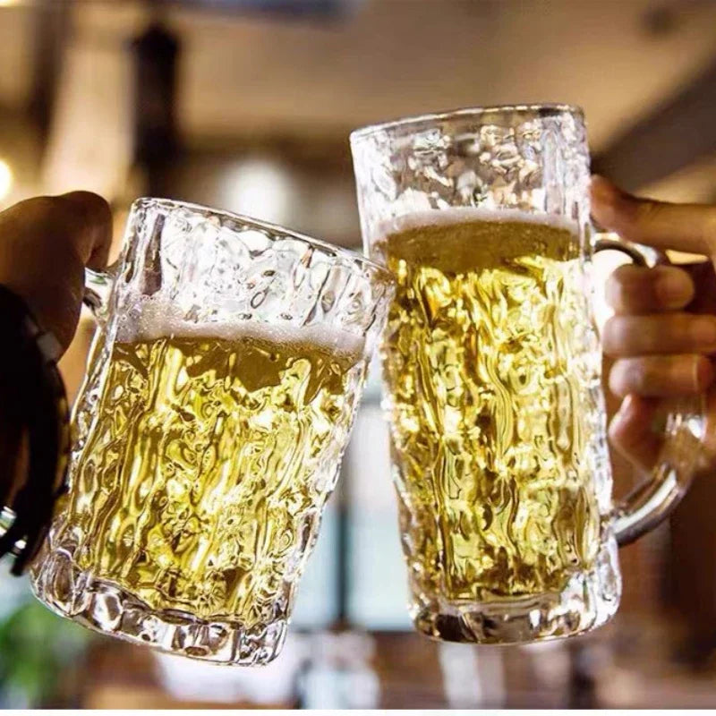 Verre à bière épais grande capacité avec anse - vue 2 sur 7