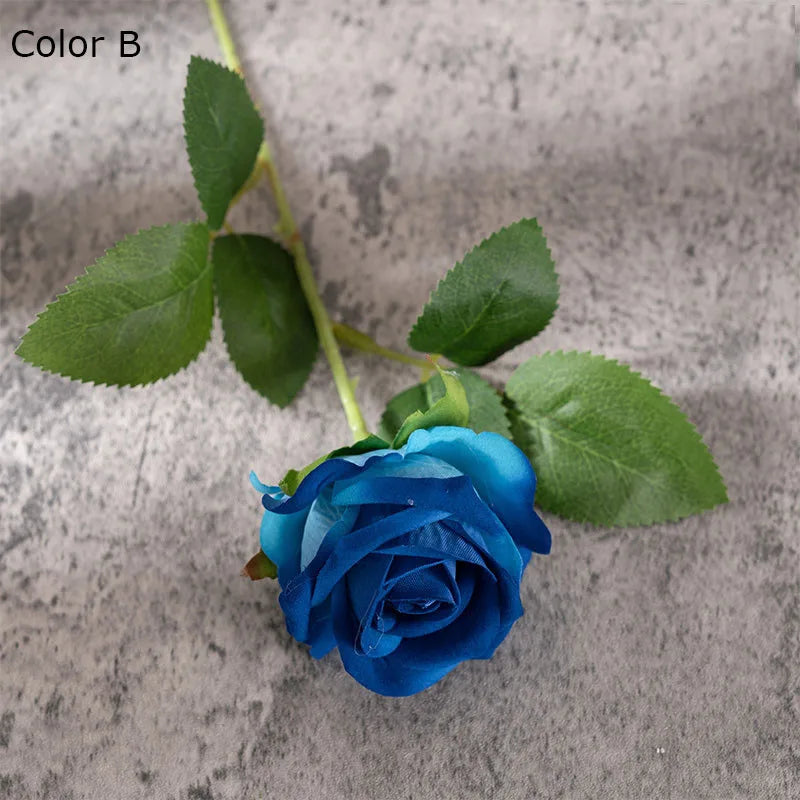bouquet de fleurs artificielles en soie pour mariage et décoration - vue 8 sur 16