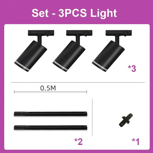 spot led sur rail pour magasin et décoration intérieure - vue 11 sur 19