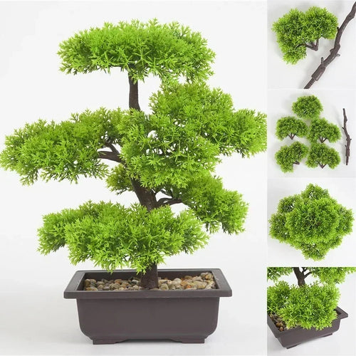 plantes artificielles bonsaï pour décoration intérieure et extérieure - vue 3 sur 6