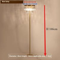 lampe de bureau en cristal de cuivre design moderne luxe