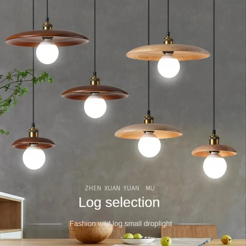 suspension en bois massif pour décoration intérieure moderne - vue 3 sur 15