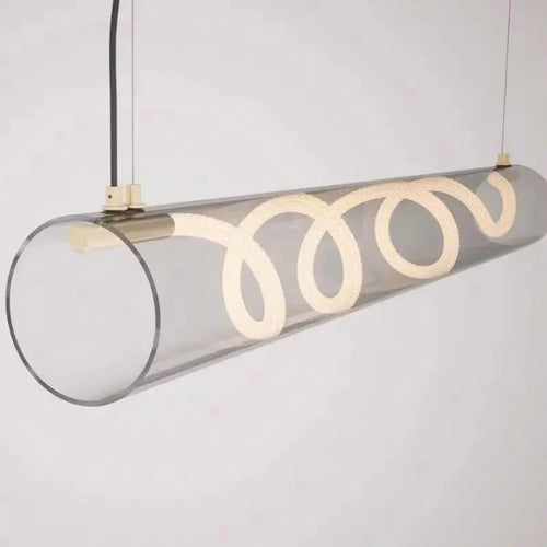 lustre design acrylique pour éclairage décoratif intérieur - vue 2 sur 7