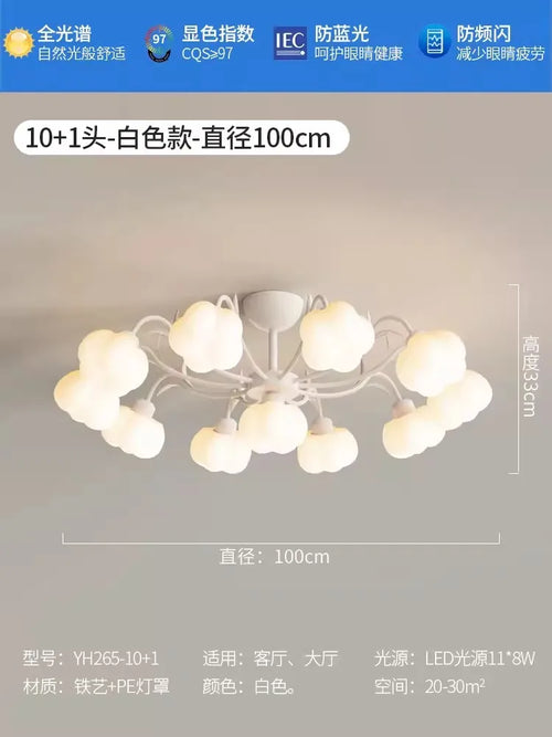 plafonnier nordique personnalisé pour chambre enfant lumineuse et colorée - vue 11 sur 12