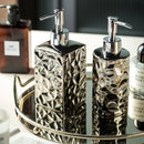 bouteille de savon en céramique de luxe pour salle de bain