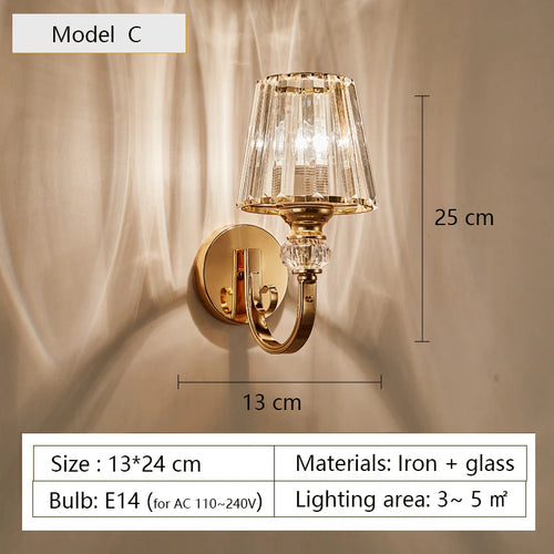 applique murale moderne en verre design nordique élégant pour décoration intérieure - vue 15 sur 15