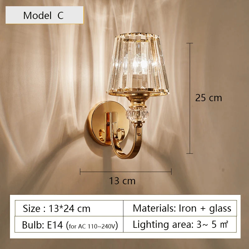 applique murale moderne en verre design nordique élégant pour décoration intérieure - vue 14 sur 15