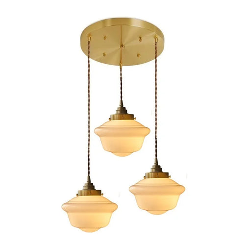 iwhd suspension led en verre et cuivre style nordique moderne - vue 25 sur 28