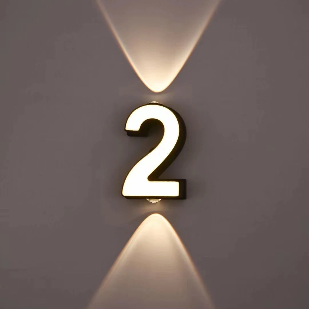 lampe numérique extérieure étanche led pour terrasse et balcon - vue 3 sur 15