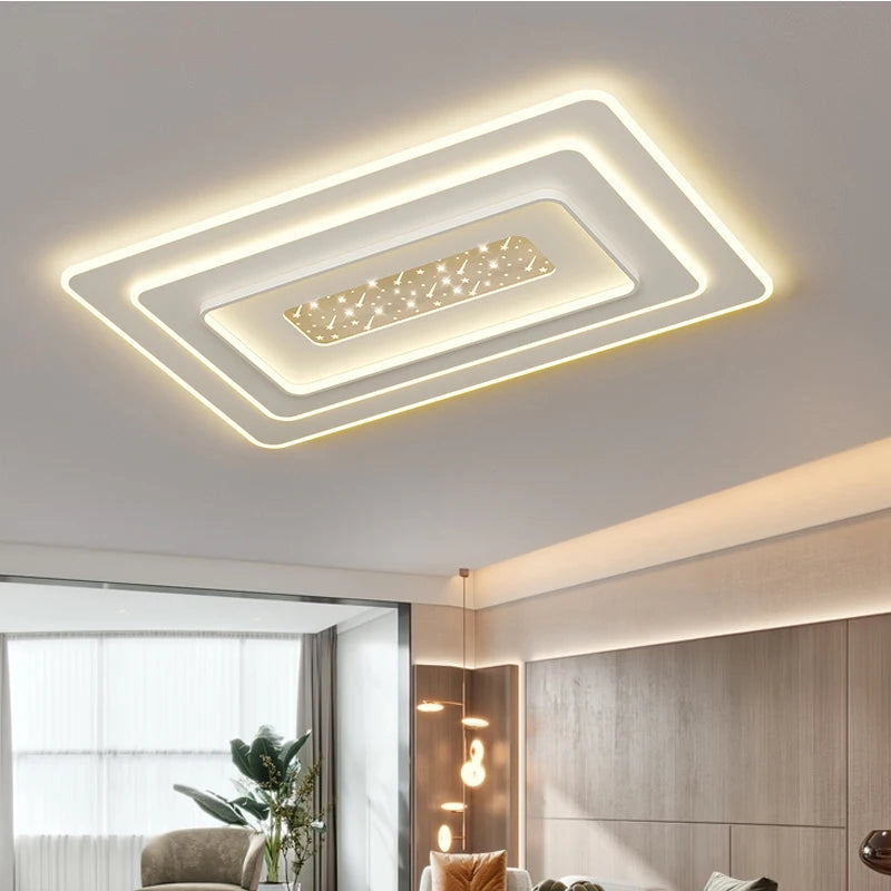 Plafond moderne à LEDs lampe pour chambre cuisine étude éclairage salon luminosité réglable Led plafonnier luminaire