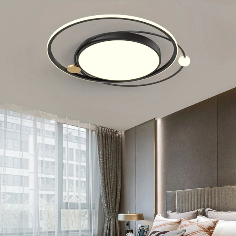 Lustre Led moderne plafonniers simples chambre chevet cuisine plafonnier étude éclairage intérieur à intensité variable