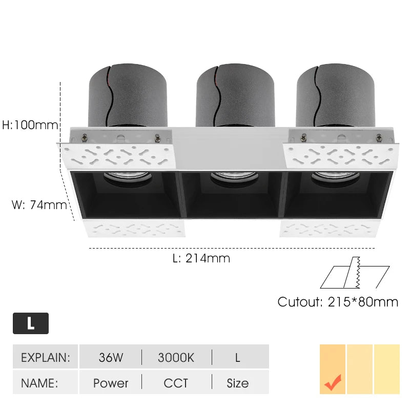 Spot encastré design moderne pour éclairage intérieur élégant | Lumeers