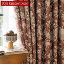 Rideau occultant motif oiseaux style nature chambre salon