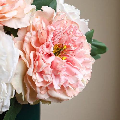 grandes fleurs artificielles de pivoine pour décoration élégante - vue 6 sur 12