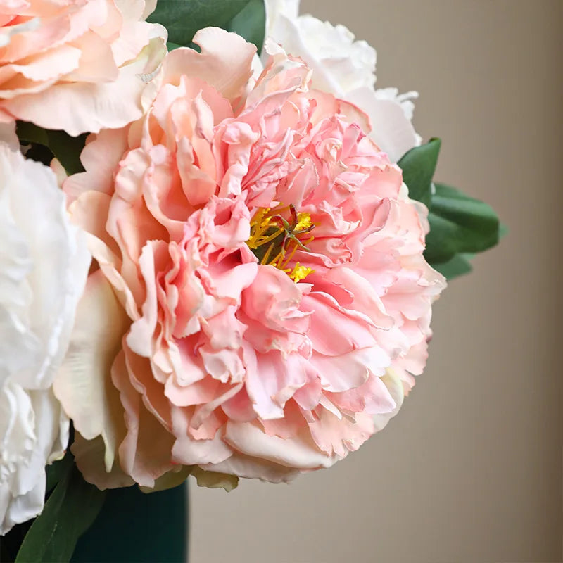 grandes fleurs artificielles de pivoine pour décoration élégante - vue 5 sur 12