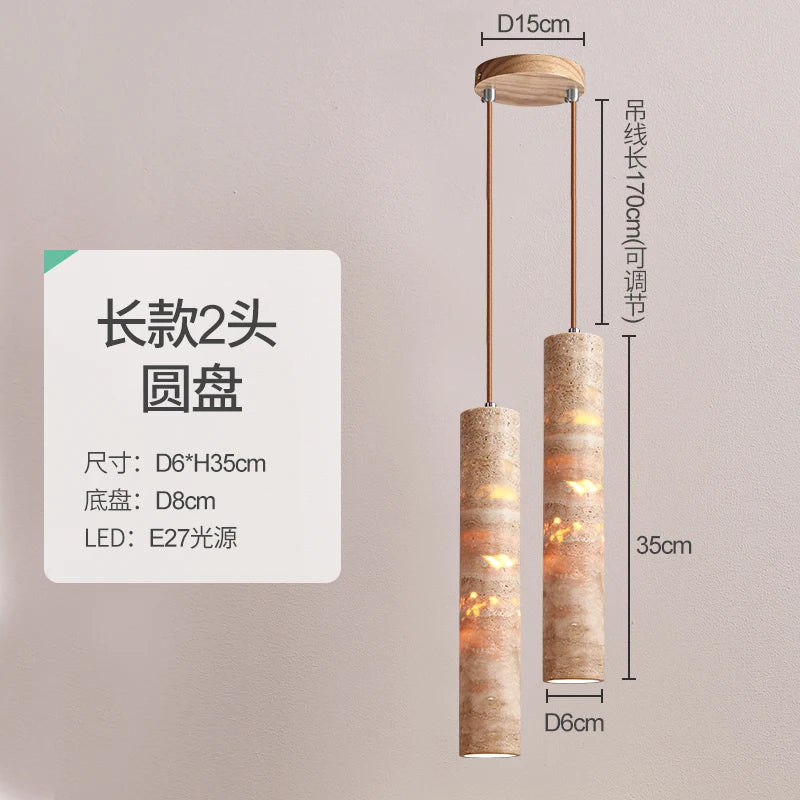 suspension design wabi-sabi en pierre pour ambiance moderne - vue 10 sur 14