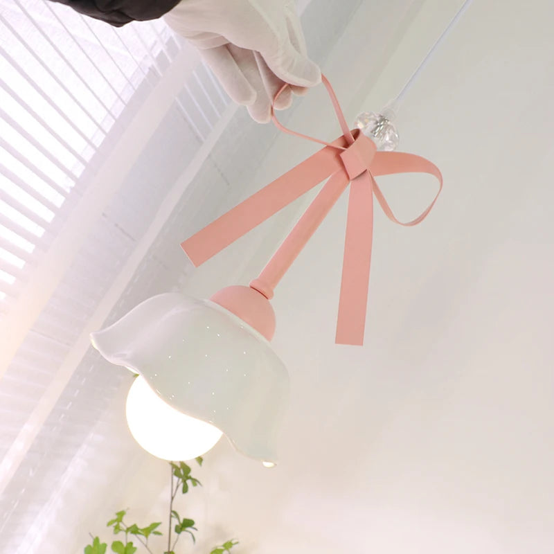 suspension romantique en verre pour décoration élégante - vue 4 sur 10