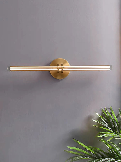 applique murale en cristal et cuivre pour décoration moderne - vue 7 sur 7