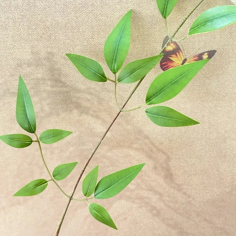 bouquet de feuilles de bambou artificielles pour décoration florale - vue 5 sur 7