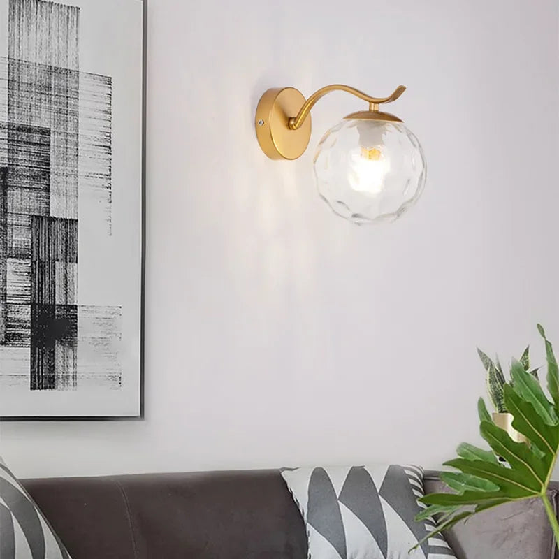 applique murale métal minimaliste verre - vue 5 sur 10