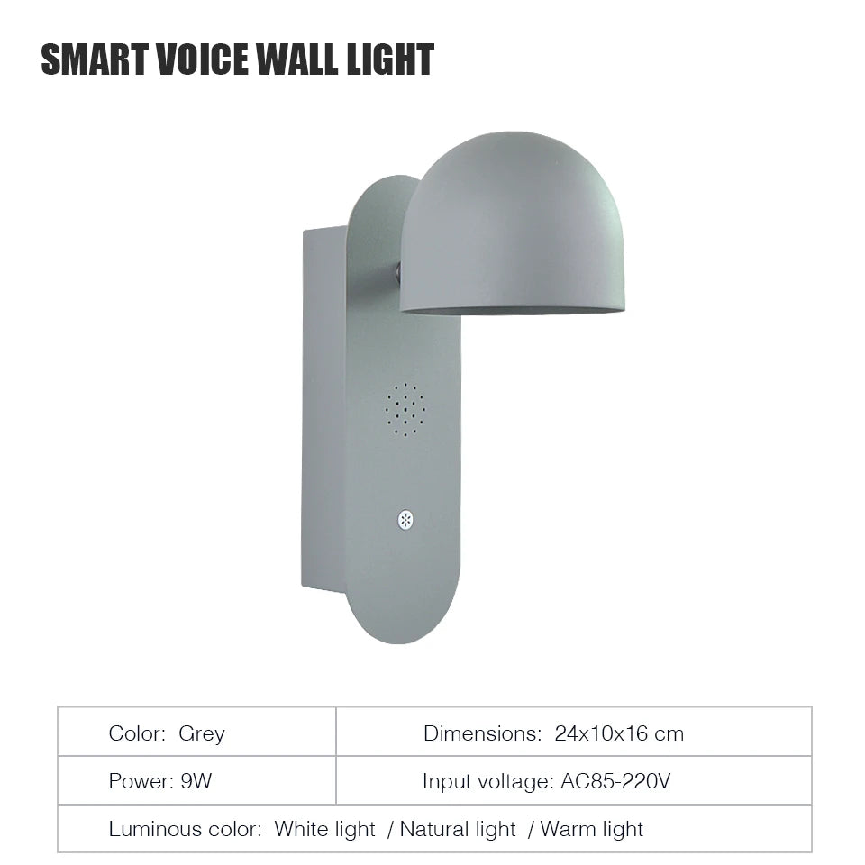 applique murale led intelligente rotative et réglable pour décoration intérieure - vue 15 sur 15