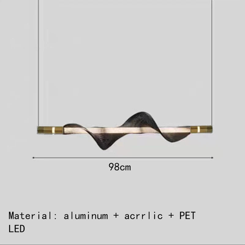 lustre led art déco avec cordon réglable luminaires suspendus