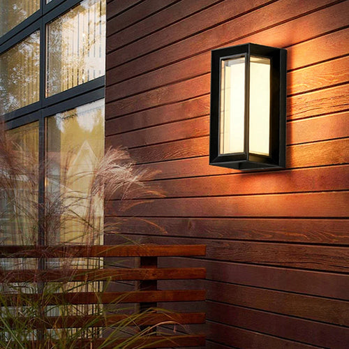 applique murale led étanche pour extérieur jardin patio - vue 4 sur 7