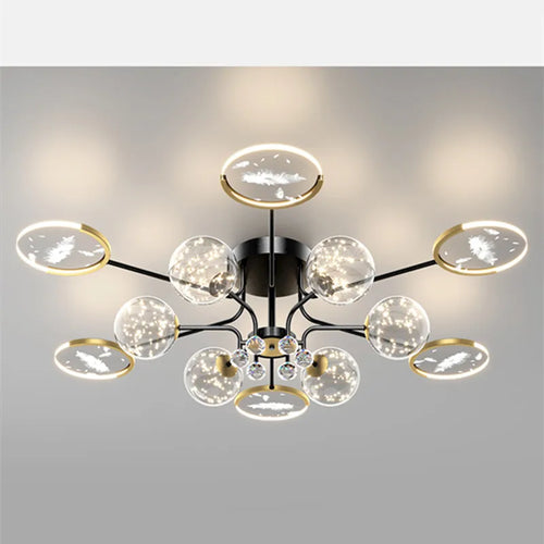 Plafonnier LED avec télécommande