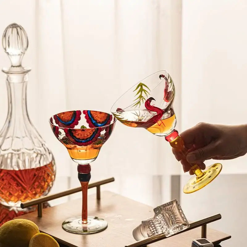 Verre cocktail fait main style margarita champagne créatif - vue 3 sur 7