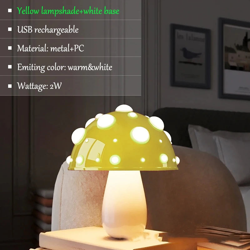 Lampe de Table LED en forme de champignon - vue 16 sur 16