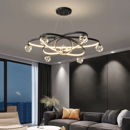 lustre moderne nordique design éclairage intérieur élégant