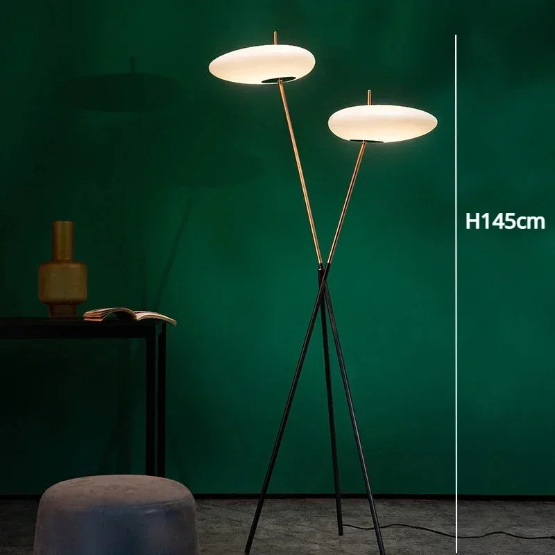 lampadaire moderne en acrylique style nordique pour décoration intérieure - vue 9 sur 9