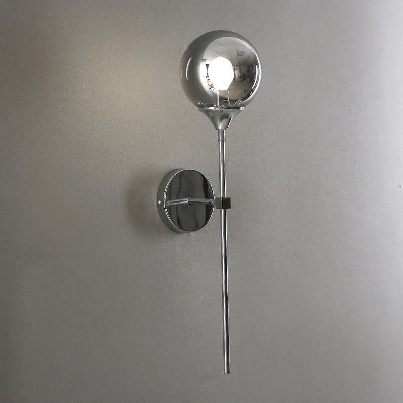 applique murale créatives en boule de verre style nordique