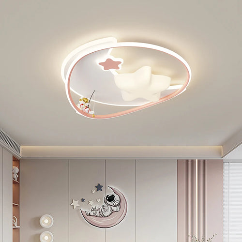 lampe de chambre enfant moderne à protection des yeux étoile créative - vue 2 sur 10