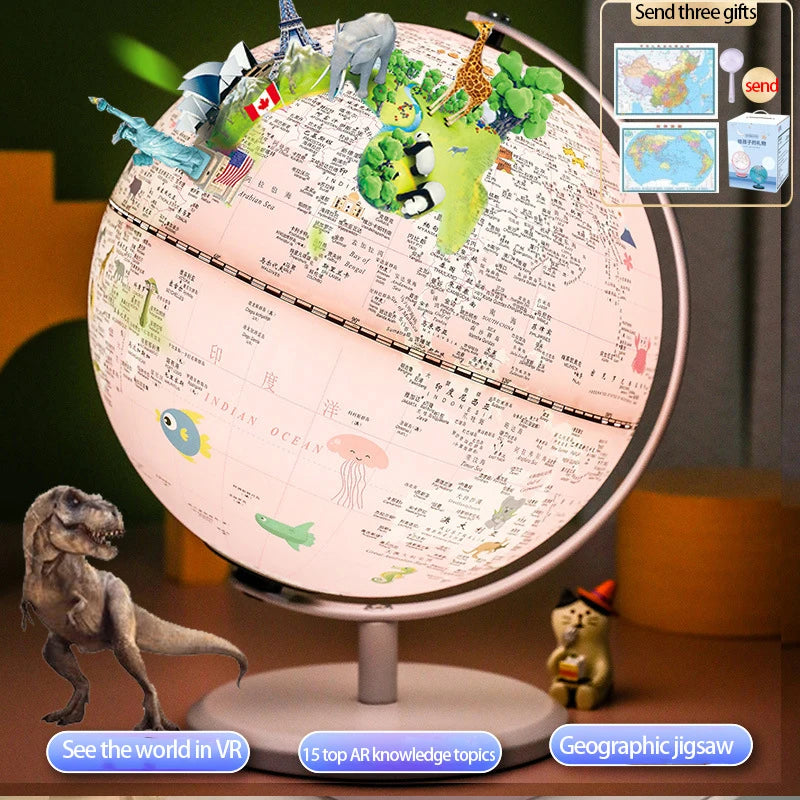lampe de bureau intelligente avec globe cadeau créatif pour enfants - vue 10 sur 14