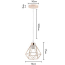 suspension moderne à têtes led pour intérieur design