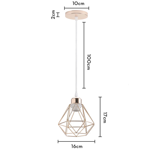 suspension moderne à têtes led pour intérieur design