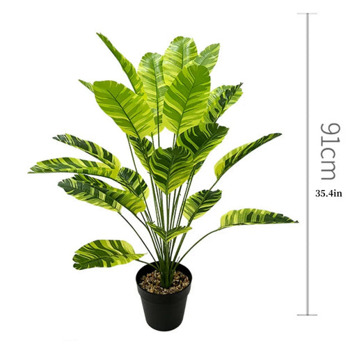 plante artificielle palmier plantain pour décoration intérieure et extérieure - vue 12 sur 27