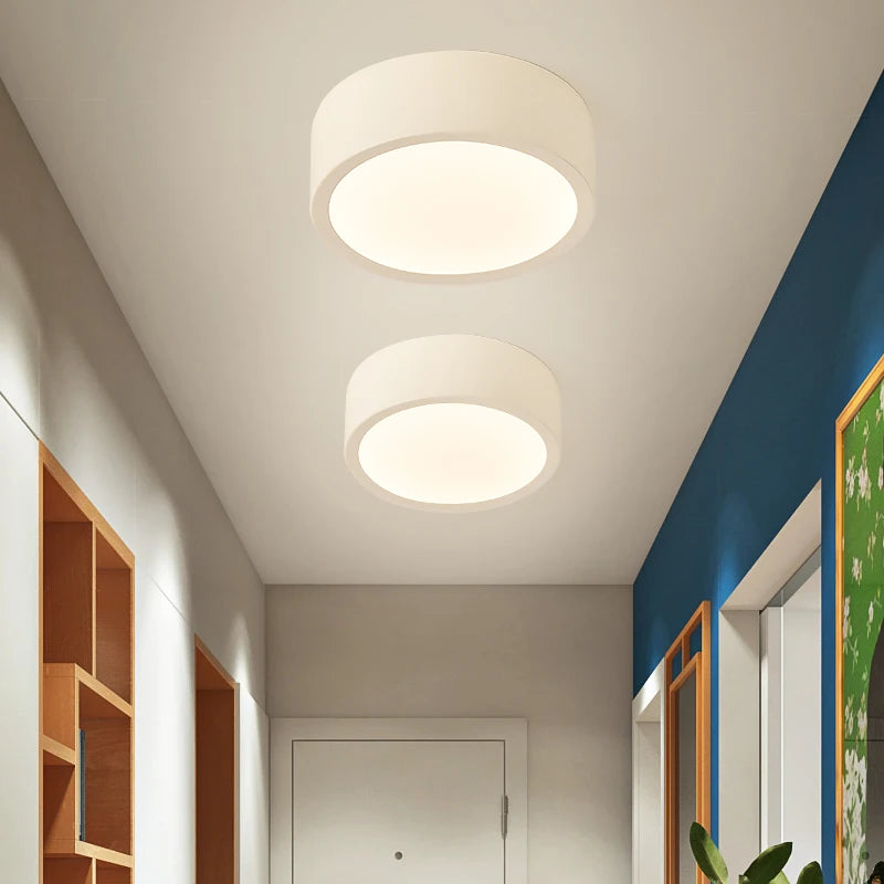 plafonnier led minimaliste multicolore luminaire décoratif d'intérieur rond ou carré