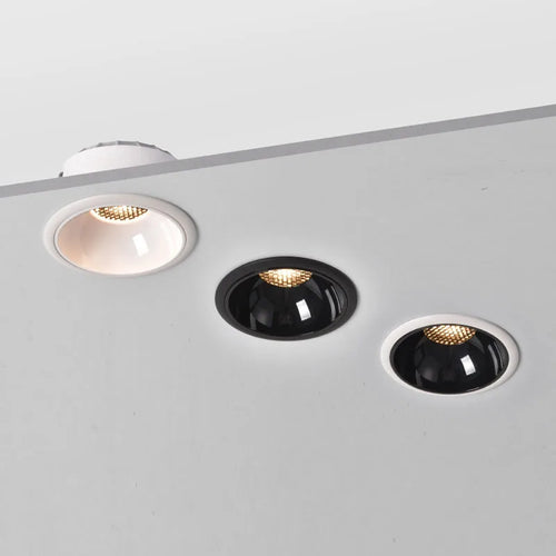 downlights led encastrés anti-éblouissement à intensité variable epistar puce cob - vue 2 sur 5