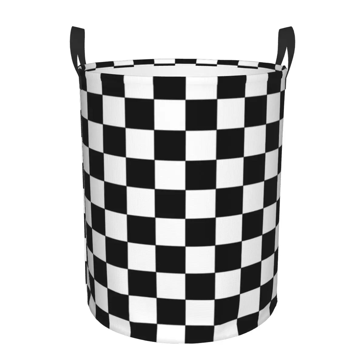 panier à linge pliable personnalisé à damier géométrique pour enfant - vue 16 sur 30