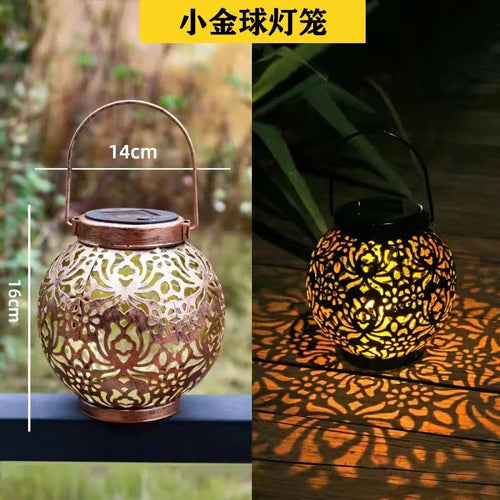 lampes solaires suspendues rétro pour jardin et extérieur - vue 9 sur 8